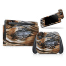 Raw Aged Knobby Wood // Skin Decal Wrap Kit for Nintendo Switch Console & Dock, Joy-Cons, Pro Controller, Lite, 3DS XL, 2DS XL, DSi, or Wii - Vinyl Skin Wrap for Nintendo Switch 2, OLED, Lite, Pro Controller, Wii & Classic Handhelds
