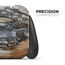 Raw Aged Knobby Wood // Skin Decal Wrap Kit for Nintendo Switch Console & Dock, Joy-Cons, Pro Controller, Lite, 3DS XL, 2DS XL, DSi, or Wii - Vinyl Skin Wrap for Nintendo Switch 2, OLED, Lite, Pro Controller, Wii & Classic Handhelds