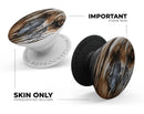 Raw Aged Knobby Wood - Skin Kit for PopSockets and other Smartphone Extendable Grips & Stands
