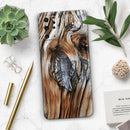 Raw Aged Knobby Wood - Premium Vinyl Skin Decal for Samsung Galaxy S25 Ultra, S24, S23, S22 & All Galaxy S Models
