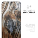 Raw Aged Knobby Wood - Premium Vinyl Skin Decal for Samsung Galaxy S25 Ultra, S24, S23, S22 & All Galaxy S Models