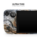 Raw Aged Knobby Wood // Vinyl Skin Wrap for Steam Deck OLED & Steam Deck (LCD) — Soft Matte or Ultra Gloss