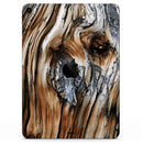 Raw Aged Knobby Wood - Full Body Skin Decal for the Apple iPad Pro 12.9", 11", 10.5", 9.7", Air or Mini (All Models Available)