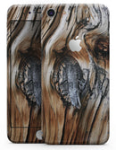 Raw Aged Knobby Wood - Skin-kit for the iPhone 8 or 8 Plus