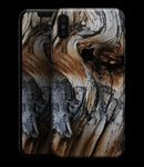 Raw Aged Knobby Wood - iPhone XS MAX, XS/X, 8/8+, 7/7+, 5/5S/SE Skin-Kit (All iPhones Available)