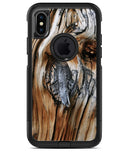 Raw Aged Knobby Wood - iPhone X OtterBox Case & Skin Kits