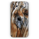 Raw Aged Knobby Wood - Protective Skin Wrap & Decal – Compatible with iPhone SE to iPhone 17 Pro Max (All Models)