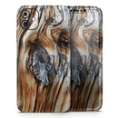 Raw Aged Knobby Wood - Protective Skin Wrap & Decal – Compatible with iPhone SE to iPhone 17 Pro Max (All Models)