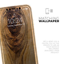 Raw Wood Planks V10 - Protective Skin Wrap & Decal – Compatible with iPhone SE to iPhone 17 Pro Max (All Models)