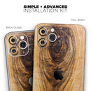 Raw Wood Planks V10 - Protective Skin Wrap & Decal – Compatible with iPhone SE to iPhone 17 Pro Max (All Models)