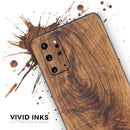 Raw Wood Planks V11 2 - Skin-Kit for the Samsung Galaxy S-Series S20, S20 Plus, S20 Ultra , S10 & others (All Galaxy Devices Available)