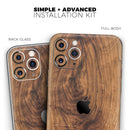 Raw Wood Planks V11 2 - Protective Skin Wrap & Decal – Compatible with iPhone SE to iPhone 17 Pro Max (All Models)