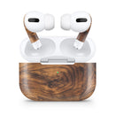Raw Wood Planks V11 - Full Body Skin Decal Wrap Kit for the Wireless Bluetooth Apple Airpods Pro, AirPods Gen 1 or Gen 2 with Wireless Charging