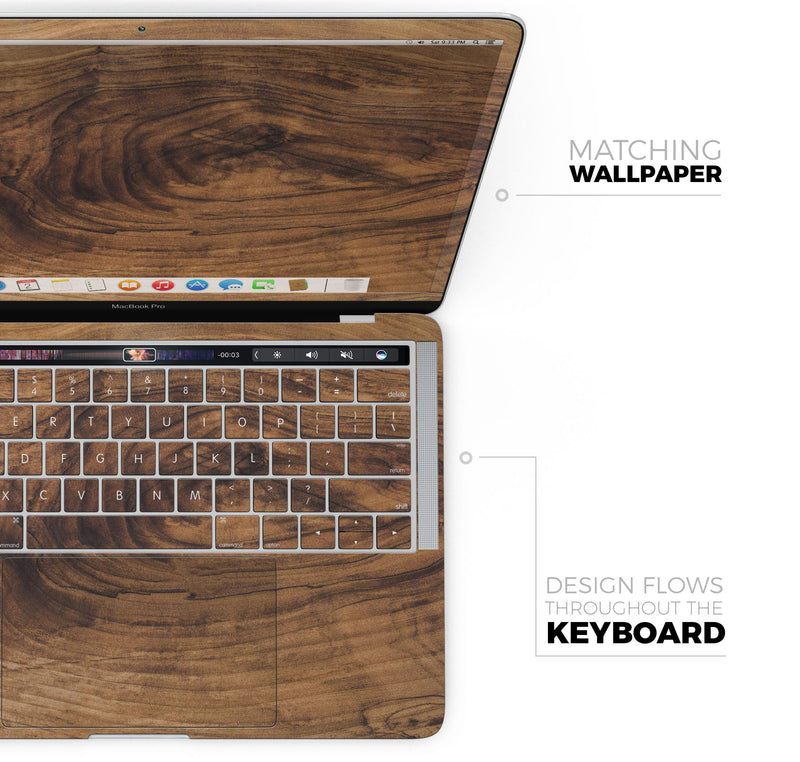 Raw Wood Planks V11 - Skin Decal Wrap Kit Compatible with the Apple MacBook Pro, Pro with Touch Bar or Air (11", 12", 13", 15" & 16" - All Versions Available)