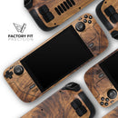 Raw Wood Planks V11 // Vinyl Skin Wrap for Steam Deck OLED & Steam Deck (LCD) — Soft Matte or Ultra Gloss