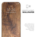 Raw Wood Planks V11 // Full-Body Skin Decal Wrap Cover for Apple iPhone 15, 14, 13, Pro, Pro Max, Mini, XR, XS, SE (All Models)