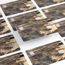 Raw Wood Planks V12 - Premium Protective Decal Skin-Kit for the Apple Credit Card