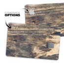 Raw Wood Planks V12 - Premium Protective Decal Skin-Kit for the Apple Credit Card