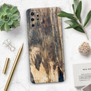 Raw Wood Planks V12 - Premium Vinyl Skin Decal for Samsung Galaxy S25 Ultra, S24, S23, S22 & All Galaxy S Models
