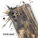 Raw Wood Planks V12 - Premium Vinyl Skin Decal for Samsung Galaxy S25 Ultra, S24, S23, S22 & All Galaxy S Models