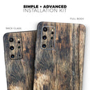 Raw Wood Planks V12 - Premium Vinyl Skin Decal for Samsung Galaxy S25 Ultra, S24, S23, S22 & All Galaxy S Models