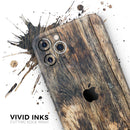 Raw Wood Planks V12 - Protective Skin Wrap & Decal – Compatible with iPhone SE to iPhone 17 Pro Max (All Models)