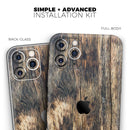 Raw Wood Planks V12 - Protective Skin Wrap & Decal – Compatible with iPhone SE to iPhone 17 Pro Max (All Models)