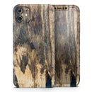 Raw Wood Planks V12 - Protective Skin Wrap & Decal – Compatible with iPhone SE to iPhone 17 Pro Max (All Models)