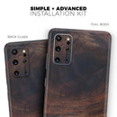 Raw Wood Planks V13 - Premium Vinyl Skin Decal for Samsung Galaxy S25 Ultra, S24, S23, S22 & All Galaxy S Models