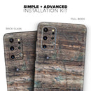 Raw Wood Planks V1 - Premium Vinyl Skin Decal for Samsung Galaxy S25 Ultra, S24, S23, S22 & All Galaxy S Models