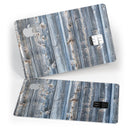 Raw Wood Planks V2 - Premium Protective Decal Skin-Kit for the Apple Credit Card