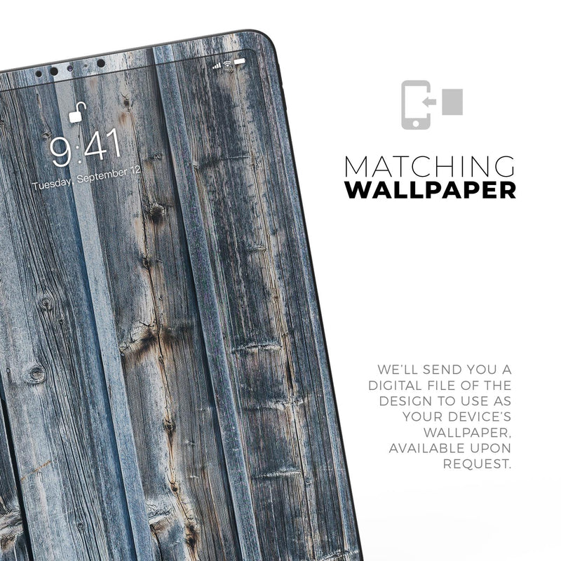 Raw Wood Planks V2 - Full Body Skin Decal for the Apple iPad Pro 12.9", 11", 10.5", 9.7", Air or Mini (All Models Available)