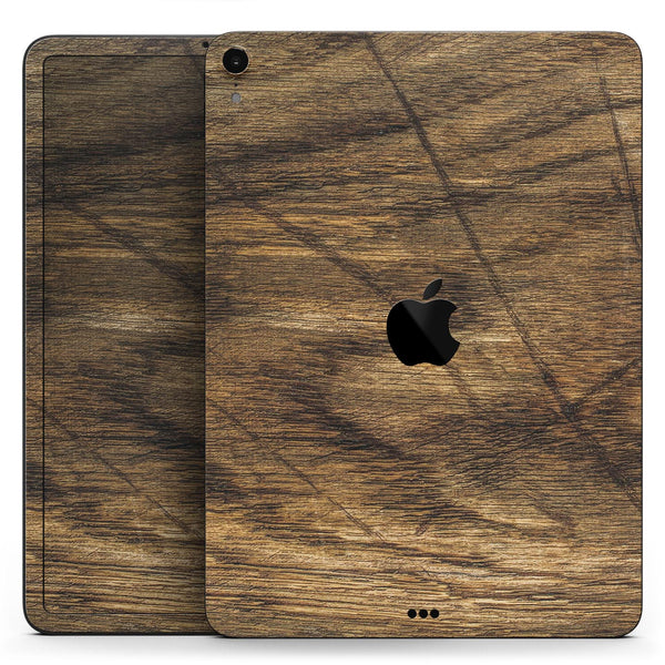 Raw Wood Planks V3 - Full Body Skin Decal for the Apple iPad Pro 12.9", 11", 10.5", 9.7", Air or Mini (All Models Available)