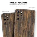 Raw Wood Planks V4 - Premium Vinyl Skin Decal for Samsung Galaxy S25 Ultra, S24, S23, S22 & All Galaxy S Models