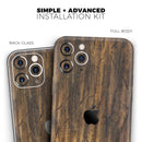 Raw Wood Planks V4 - Protective Skin Wrap & Decal – Compatible with iPhone SE to iPhone 17 Pro Max (All Models)