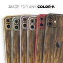 Raw Wood Planks V4 - Protective Skin Wrap & Decal – Compatible with iPhone SE to iPhone 17 Pro Max (All Models)