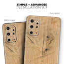 Raw Wood Planks V5 - Premium Vinyl Skin Decal for Samsung Galaxy S25 Ultra, S24, S23, S22 & All Galaxy S Models