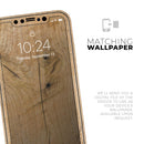 Raw Wood Planks V5 - Protective Skin Wrap & Decal – Compatible with iPhone SE to iPhone 17 Pro Max (All Models)