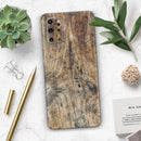 Raw Wood Planks V6 - Premium Vinyl Skin Decal for Samsung Galaxy S25 Ultra, S24, S23, S22 & All Galaxy S Models