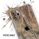 Raw Wood Planks V6 - Protective Skin Wrap & Decal – Compatible with iPhone SE to iPhone 17 Pro Max (All Models)