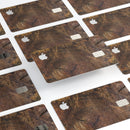 Raw Wood Planks V7 - Premium Protective Decal Skin-Kit for the Apple Credit Card