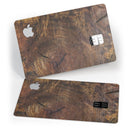 Raw Wood Planks V7 - Premium Protective Decal Skin-Kit for the Apple Credit Card