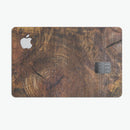 Raw Wood Planks V7 - Premium Protective Decal Skin-Kit for the Apple Credit Card