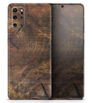 Raw Wood Planks V7 - Premium Vinyl Skin Decal for Samsung Galaxy S25 Ultra, S24, S23, S22 & All Galaxy S Models