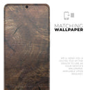 Raw Wood Planks V7 - Premium Vinyl Skin Decal for Samsung Galaxy S25 Ultra, S24, S23, S22 & All Galaxy S Models