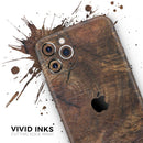Raw Wood Planks V7 - Protective Skin Wrap & Decal – Compatible with iPhone SE to iPhone 17 Pro Max (All Models)