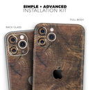 Raw Wood Planks V7 - Protective Skin Wrap & Decal – Compatible with iPhone SE to iPhone 17 Pro Max (All Models)