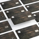 Raw Wood Planks V8 - Premium Protective Decal Skin-Kit for the Apple Credit Card
