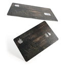 Raw Wood Planks V8 - Premium Protective Decal Skin-Kit for the Apple Credit Card