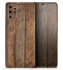 Raw Wood Planks V9 - Premium Vinyl Skin Decal for Samsung Galaxy S25 Ultra, S24, S23, S22 & All Galaxy S Models